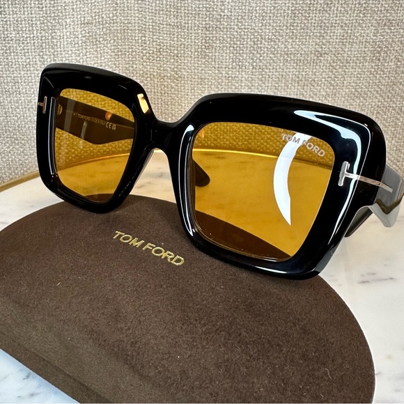New! Authentic TOM FORD Square Sunglasses - Picture 8 of 14